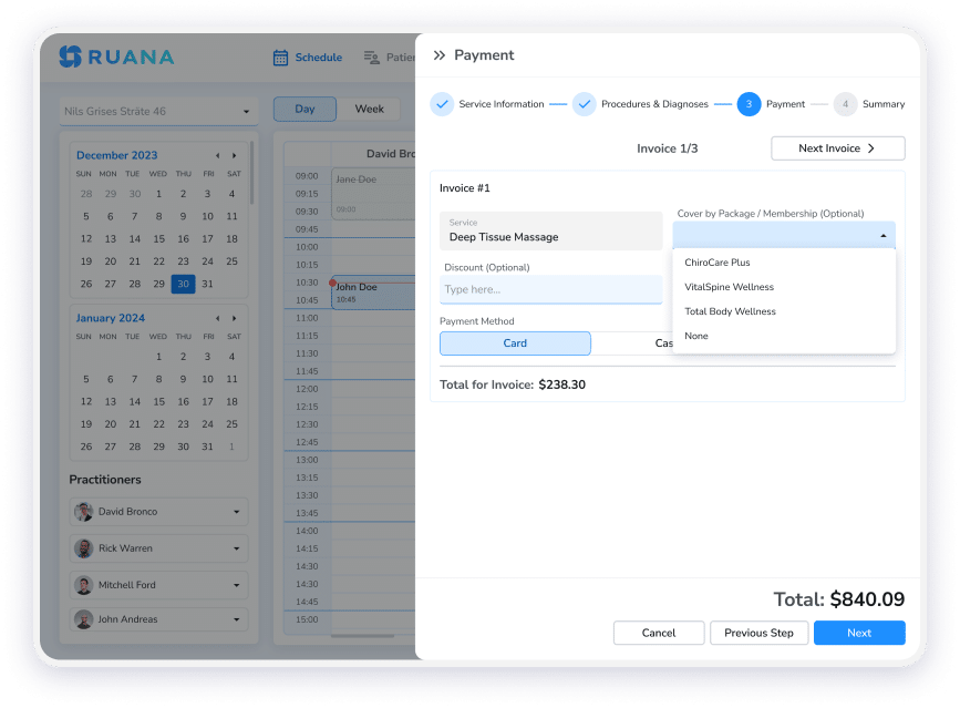 Invoices and payment links that get paid without chasing patients