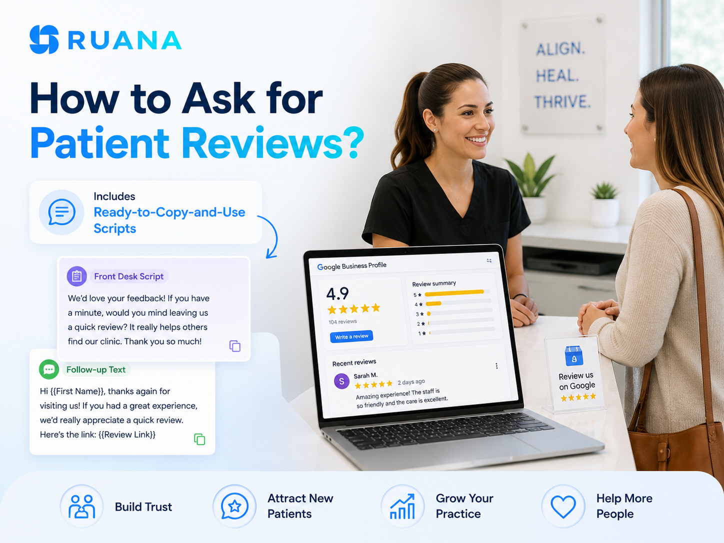how to ask for patient reviews
