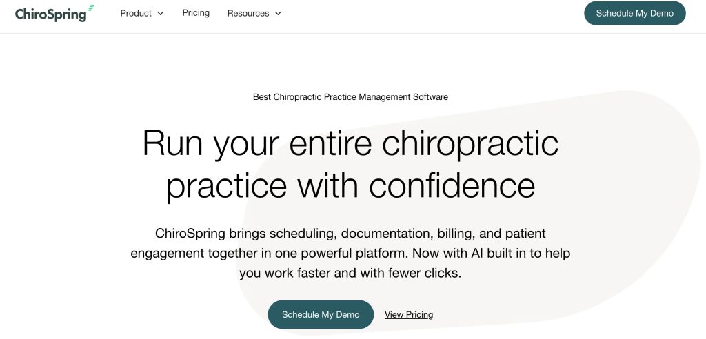 Chirospring home