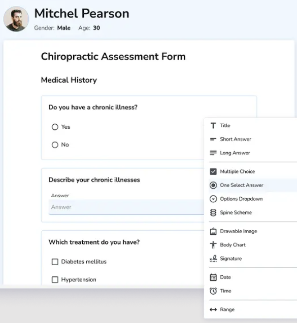 Library of practitioner note templates in Ruana